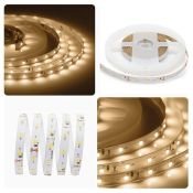 Светодиодная лента Белый теплый 2835 12V  8W/m 60Led/метр 00-120 Стандарт 10мм IP20