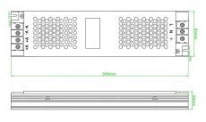 Блок питания (AC-DC) 24V  250W 00-00045137 ST-250-24 кожух