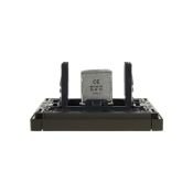 ТВ-розетка встраиваемая проходная IEK FORTE&PIANO FP32 9 серый FP-A10-P-K03