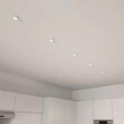 Встраиваемый светильник без лампы DENKIRS ROND DK3121-WH GU5.3 белый квадратный