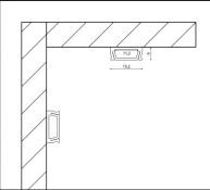 комплект профиля с экраном SF-1506-BL BLACK П-образный накладной ANOD 00-00020193 черный