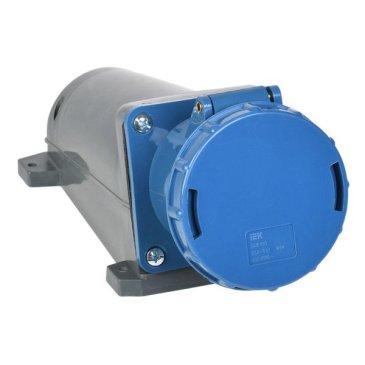 Розетка стационарная PSR11-063-3 ССИ-133 2P+PE 63А 200-250В IP54 IEK