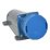 Розетка стационарная PSR11-063-3 ССИ-133 2P+PE 63А 200-250В IP54 IEK