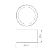 Кольцо антибликовое LGD-ANTIGLARE-RING-R85 (BK) 046757