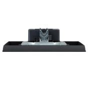 Штепсельная розетка встраиваемая двойная IEK BRITE 10А BR-R23-10-K53-F РСш12-2-БрГ без з/к с з/ш в сборе графит