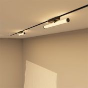 Трековый светильник однофазный  10W Белый теплый SOLID STROM DK6438-BK IP20 на шинопровод черный