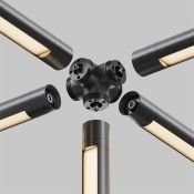 Пятиконечный коннектор для системы Shelf без ввода питания CA020L5C-B чёрный