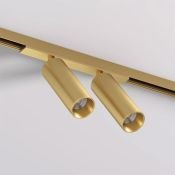 Трековый светильник однофазный  16W Белый теплый SHINE SPOT SHINE SPOT DK5742-SB IP20 на шинопровод латунь