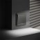Проходной переключатель встраиваемый VOLTUM S70 одноклавишный с подсветкой 10А титан