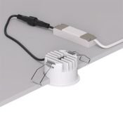 Встраиваемый светильник   8W Белый дневной DENKIRS SPACE DK2510-WB 220V IP20 круглый белый/черный