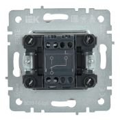 Выключатель встраиваемый одноклавишный проходной IEK BRITE BR-V12-0-10-K01 ВС10-1-6-БрБ белый