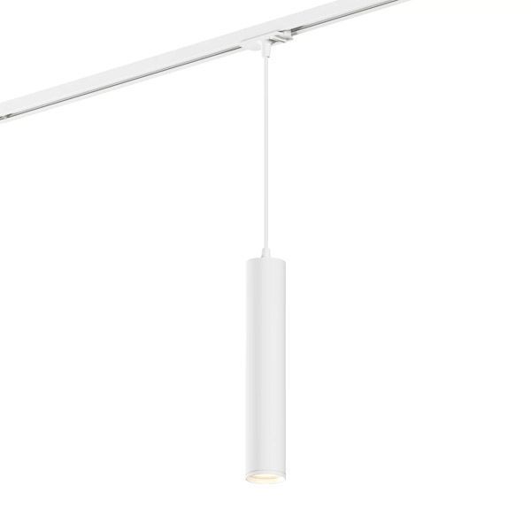 Трековый светильник  15W SOLID TUBE DK6210-WH под лампу GU10 IP20 на шинопровод белый