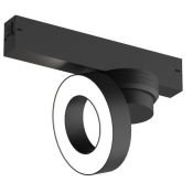 Трековый светильник однофазный  12W Белый-MIX SMART LINEAR DK8027-BK IP20 на шинопровод управляемый черный