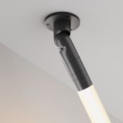 Шарнирное основание для накладного монтажа системы Shelf с вводом питания C027CS-P-B чёрный