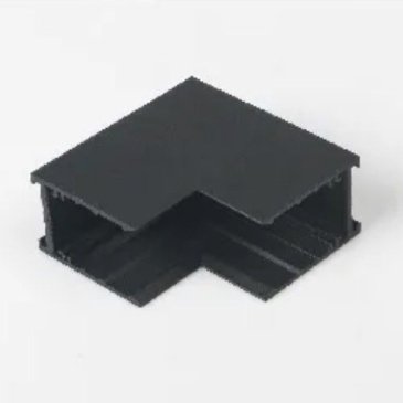 коннектор угловой MAG-CON-MINI-2538-L90-INT (BK) накладной черный 049049