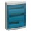 Корпус пластиковый TF5-KP72-N-54-65-K03-K07 КМПн-54 IP65 синяя прозрачная дверь TEKFOR IEK