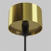 Подвесной светильник  12W Белый дневной P072PL-L12W4K-BS Фокус LED / Focus LED 220V цилиндр латунь