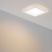 Встраиваемый светильник 12W Белый дневной  014932 LT-S160x160WH стекло 220V IP20 квадратный белый