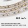 Светодиодная лента Белый теплый 3528 12V  9.6W/m 120Led/метр 00-32 8мм