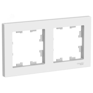Рамка пластик 2 поста ATLASDESIGN ATN001302 лотос