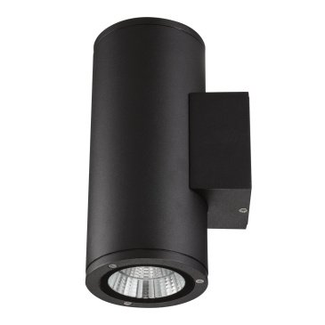 светильник  24W Белый теплый UL-00010847 ULU-S22D-2x12W-2700K IP65 BLACK цилиндр накладной черный