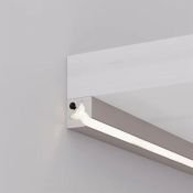 алюминиевый профиль с экраном SL-KANT-H10-SQUARE-2000 CHAMPAGNE GOLD 055320