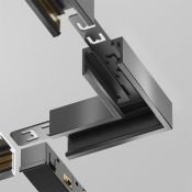 Коннектор угловой накладной Exility X TRA239CL-41B чёрный