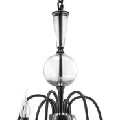 Люстра подвесная Lightstar без лампы 732067 RAGNO 6х40W E14 черный