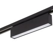 Трековый светильник однофазный  10W Белый дневной SOLID HALS DK6440-BK IP20 на шинопровод черный