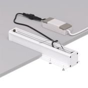 Встраиваемый светильник  20W Белый дневной DENKIRS DEEP SPACE DK2532-WB 220V IP20 прямоугольный под шпаклевку белый с черной вставкой