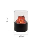 фигурка  светодиодная 4.5W Белый теплый &quot;Лава&quot;, 511-035, 10Led, 3хААA, IP20