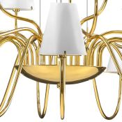 Люстра подвесная Lightstar без лампы 758212 DIAFANO 21х40W G9 золото
