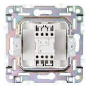 Выключатель встраиваемый одноклавишный проходной IEK SKANDY SK-V12-0-10-K50 SK-V02N металл никель