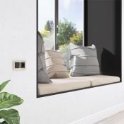 Выключатель встраиваемый двухклавишный перекрестный  WERKEL W1123006 черный матовый