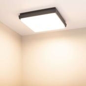 светильник  25W Белый теплый 029952 LGD-AREA-S240x240 220V IP54 квадратный накладной серый