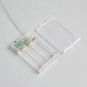 гирлянда фигурная на батарейках «Мишура» Белый теплый 100 LED 1 м , IP20, серебристая нить