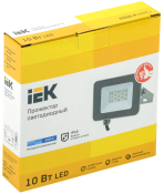 прожектор Белый  10W СДО 07-10 LPDO701-10-K03 IP65 220В серый
