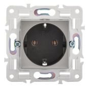Штепсельная розетка встраиваемая IEK SKANDY 16А SK-R11-16-K50 SK-R05N с з/к без з/ш металл никель