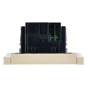 Розетка встраиваемая USB IEK FORTE&PIANO A+A 3,1А FP-U21-D31-K10 FP449 ваниль