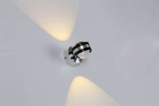 светильник  2W Белый дневной  LUPA D  GW-095-2-2-SL-NW  220V бра поворотный накладной серебристый