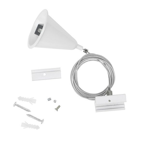 Подвес для шинопровода UL-00010400 UFB-H41 WHITE 1 POLYBAG белый