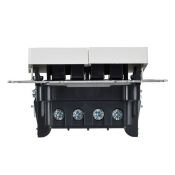 Выключатель встраиваемый двухклавишный перекрестный IEK BRITE BR-V23-0-10-K01 ВС10-2-3-БрБ белый