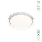 Накладной светильник  40W Белый -MIX DENKIRS CANY DK6515-WH 230V с ПДУ круглый белый
