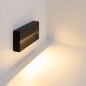 светильник  10W Белый теплый 062693 LGD-RIBONIK-S250x114-10W 220V IP65 прямоугольный накладной черный