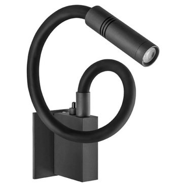 Накладной светильник-бра   3W Белый теплый 808617 MURO LED  220V IP20 черный