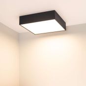 Накладной светильник  25W Белый теплый 034788 SP-QUADRO-S250x250-25W 220V IP40 квадратный черный