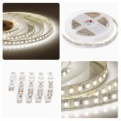 Светодиодная лента Белый теплый 2835 12V 14.4W/m 120Led/метр 00-51 Стандарт 10мм IP20