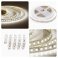 Светодиодная лента Белый теплый 2835 12V 14.4W/m 120Led/метр 00-51 Стандарт 10мм IP20