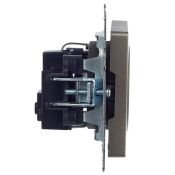 Штепсельная розетка встраиваемая IEK BRITE 16А BR-R11-16-K37 РС11-1-0-БрШ с з/к без з/ш шампань