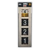 Рамка металлическая 4 поста IEK BRITE BR-M42-M-21-K37 РУ-4-1-Бр шампань RE AL